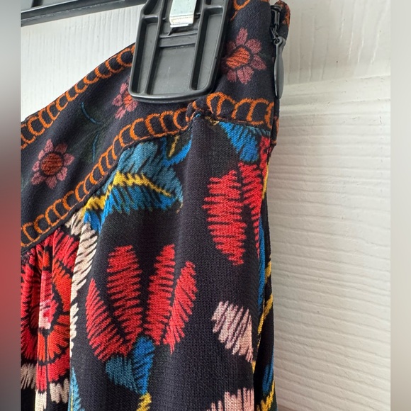 Farm Rio Garden Print Tiered Maxi Skirt, Size S - Picture 11 of 12